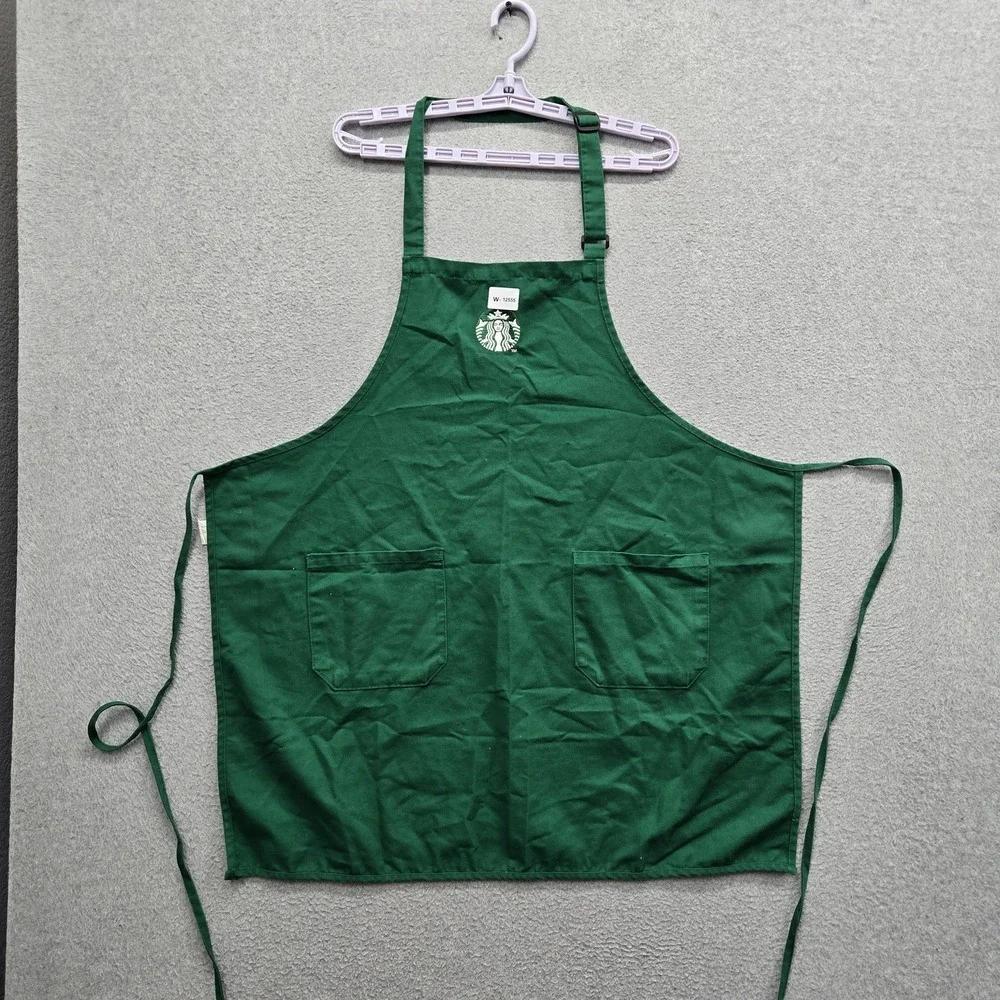 Starbucks Coffee Company Green Embroidered Apron Logo